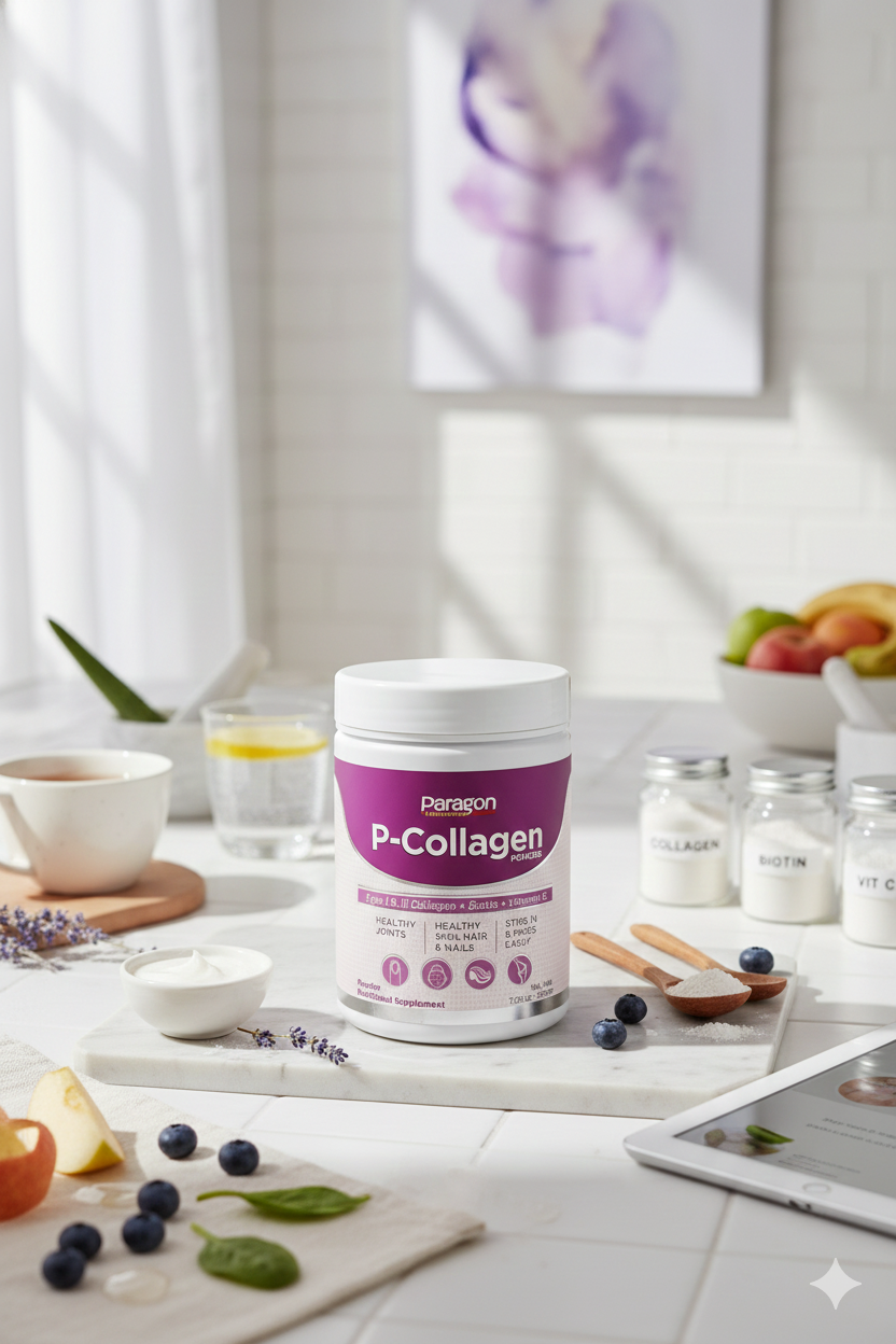 P-Collagen powder nutritional supplement - Glow Medical Store