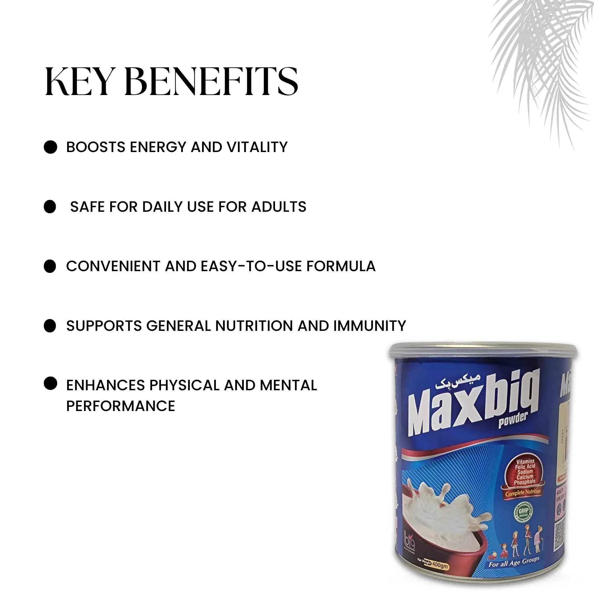 MaxBiq Nutrition Powder for Daily Strength