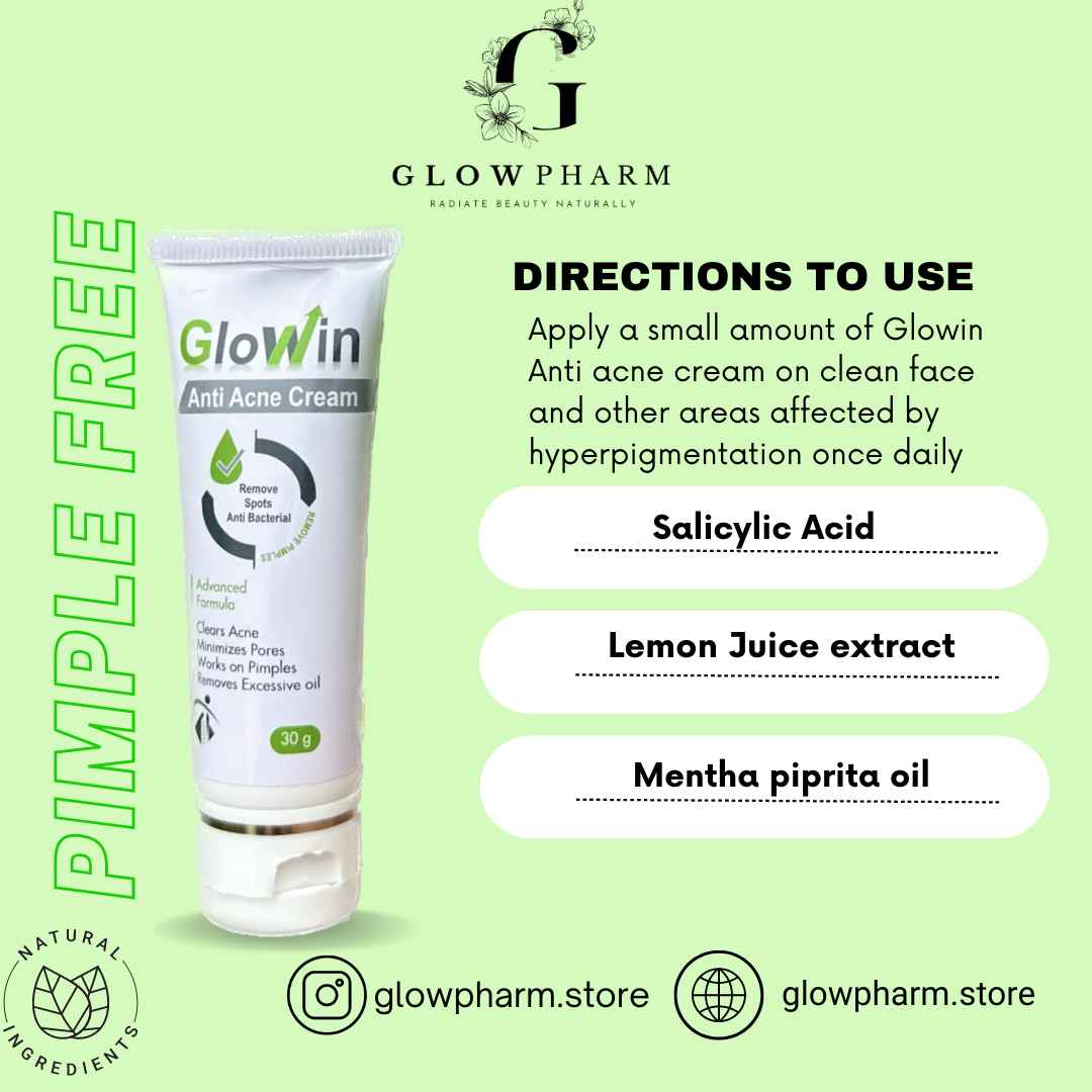 Glowin Anti acne Cream - Glow Medical Store
