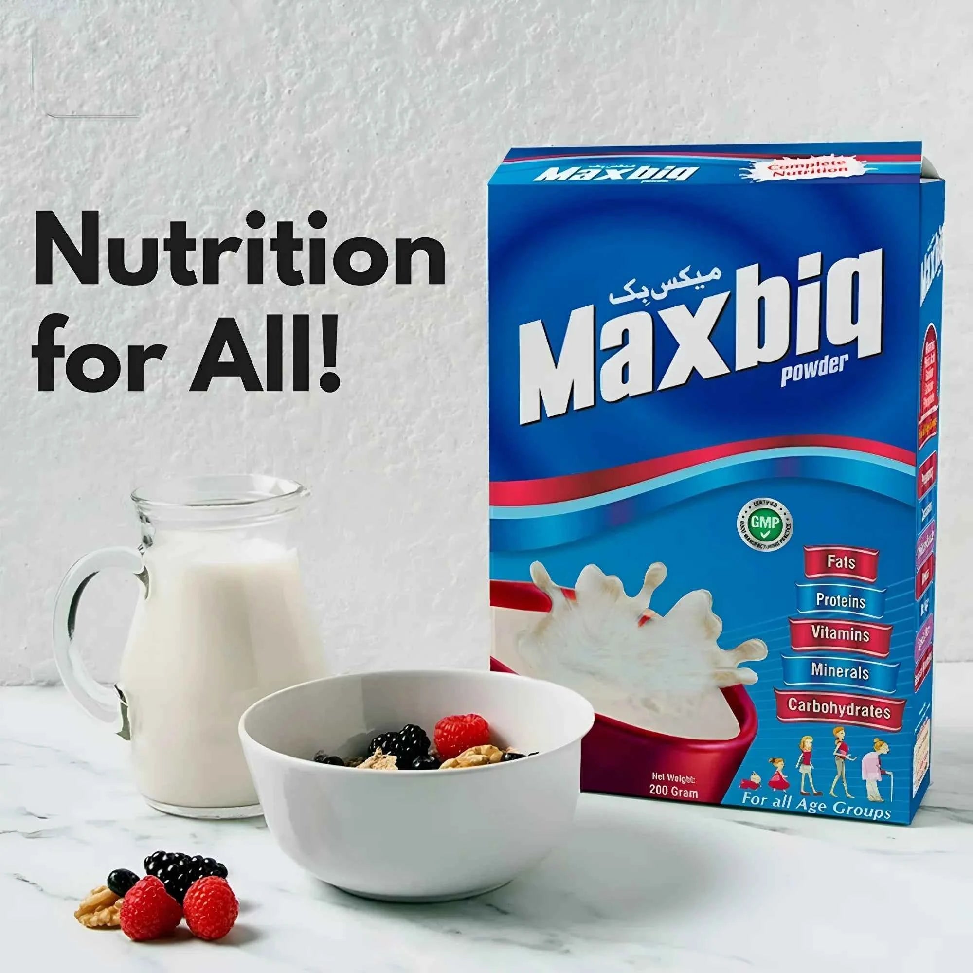 MaxBiq Nutrition Powder for Daily Strength - 200gm
